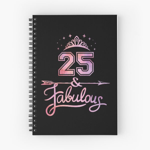 Item preview, Women 25 Years Old And Fabulous Happy 25th Birthday print designed and sold by Grabitees.