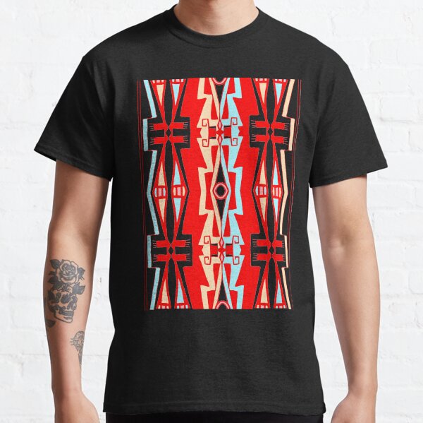 Anishinaabe Red Line Art 1 Classic T-Shirt