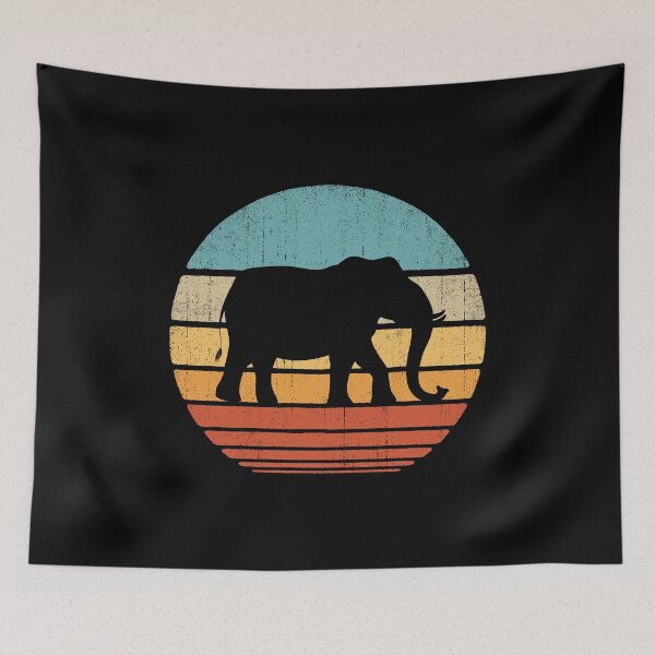 Item preview, Elephant Retro Sunset Vintage 60s 70s Shirt for Men Women Boys Girls Kids designed and sold by LiqueGifts.