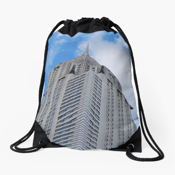 Skyscraper New York City Drawstring Bag