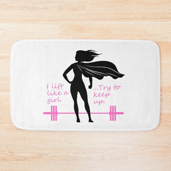 Item preview, lift like a girl, fitness funny, barbell girl designed and sold by Tim Addison.