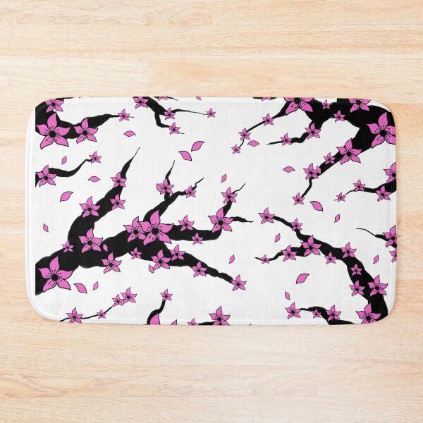 Item preview, Cherry Blossom With Leaves White Background designed and sold by FloWynn.