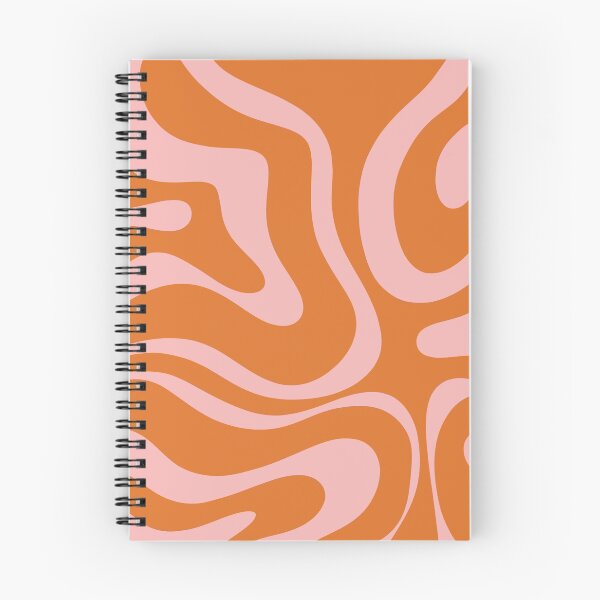 Item preview, Liquid Candy Retro Abstract Pattern in Pink and Orange designed and sold by kierkegaard.