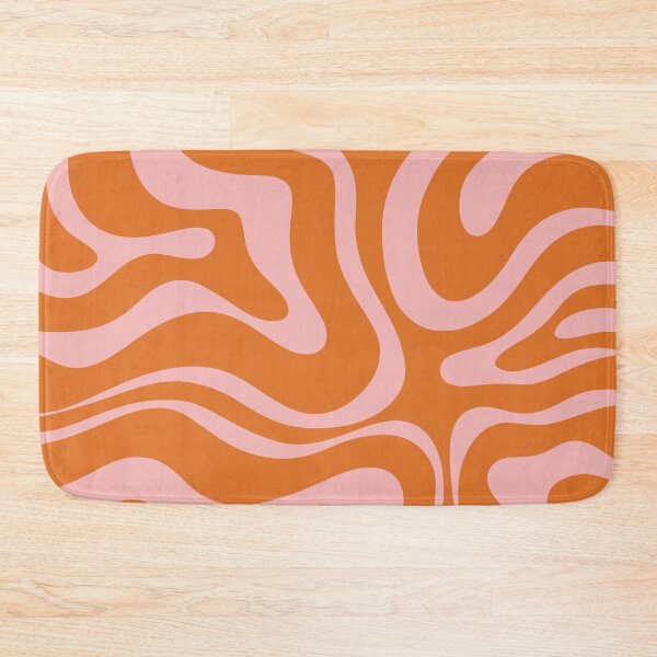 Item preview, Liquid Candy Retro Abstract Pattern in Pink and Orange  designed and sold by kierkegaard.