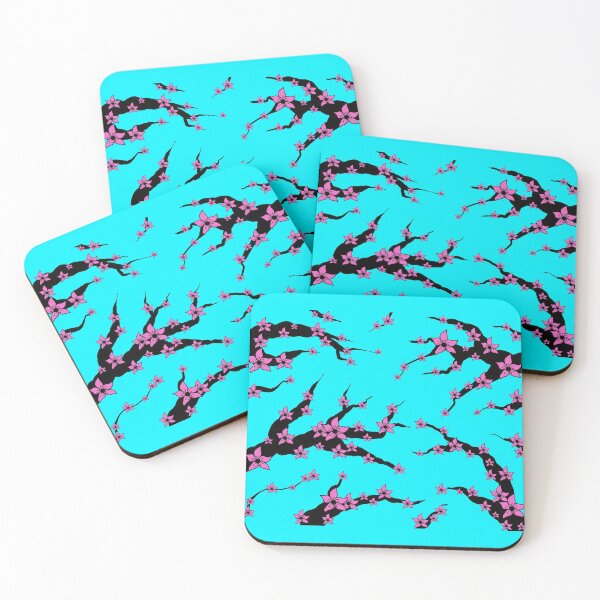 Item preview, Cherry Blossom Sky Blue Background designed and sold by FloWynn.