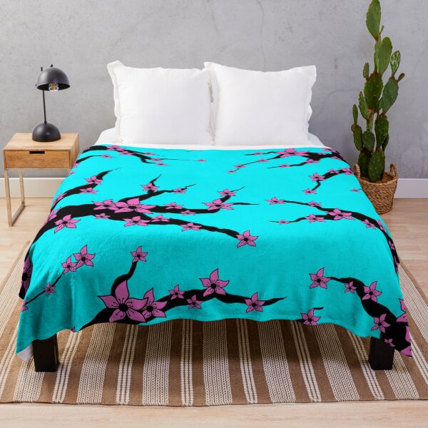 Item preview, Cherry Blossom Sky Blue Background designed and sold by FloWynn.