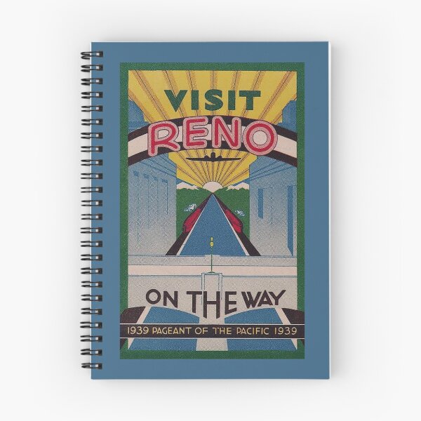 Item preview, Vintage RENO, NEVADA Travel Sticker designed and sold by FuzzyHoney.