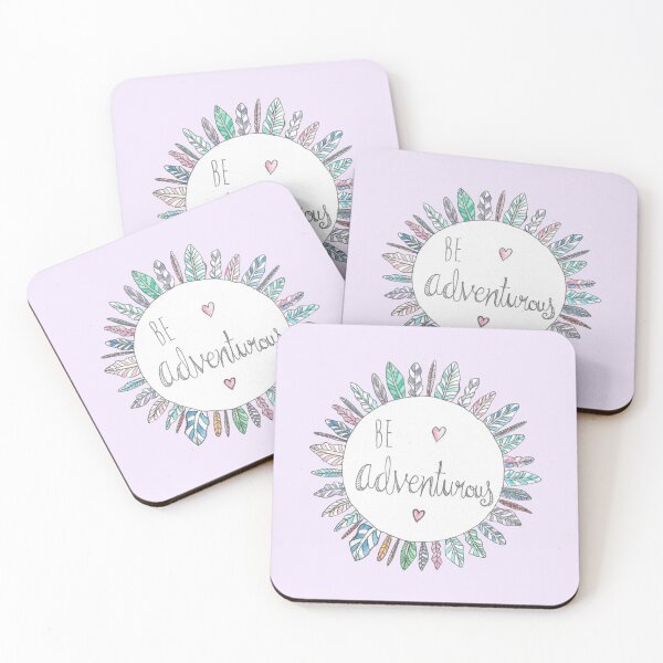 Item preview, Be Adventurous wreath doodle designed and sold by Reanna Bakshani.