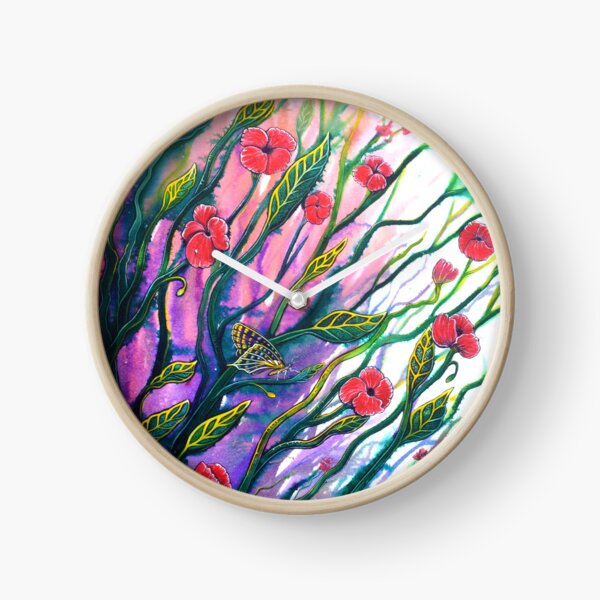 Morning Breeze - Flowers Clock