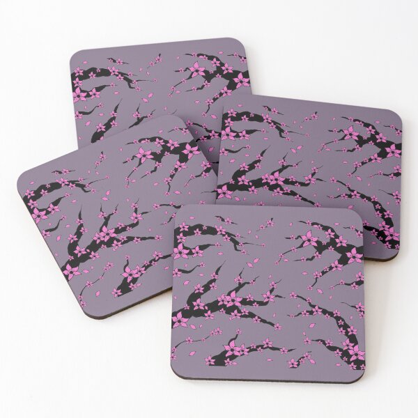 Item preview, Cherry Blossom Grey / Purple Background designed and sold by FloWynn.