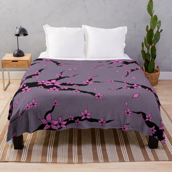 Item preview, Cherry Blossom Grey / Purple Background designed and sold by FloWynn.