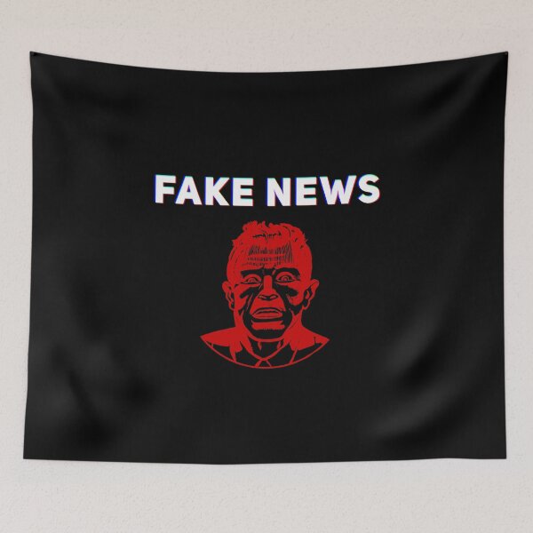 Item preview, Fake News MSM Lamestream Media Rainbow Vaporwave Glitch designed and sold by Joepseudo.