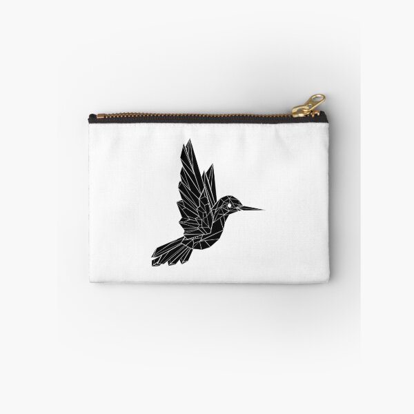 Item preview, Black Polygonal Hummingbird designed and sold by Blackmoon9.