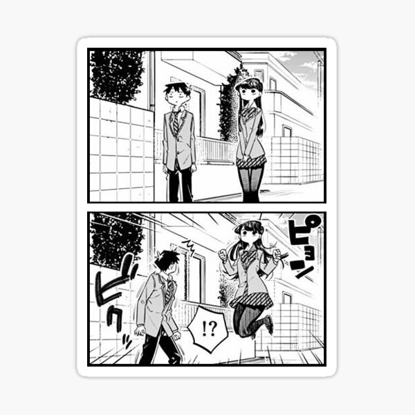 Komi Can't Communicate- Excited Komi Sticker