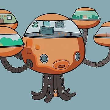 Artwork thumbnail, Octopod by Art by Jaydell