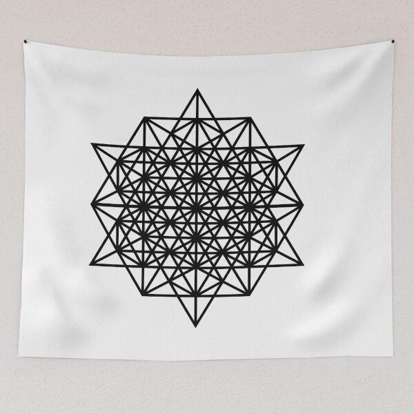 Item preview, Star Tetrahedron 64 grid designed and sold by synchronicity11.