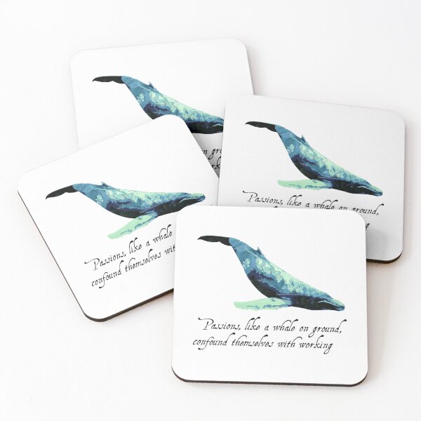 Item preview, Whale - Shakespeare Quote - Laudea Martin designed and sold by Laudea Martin.