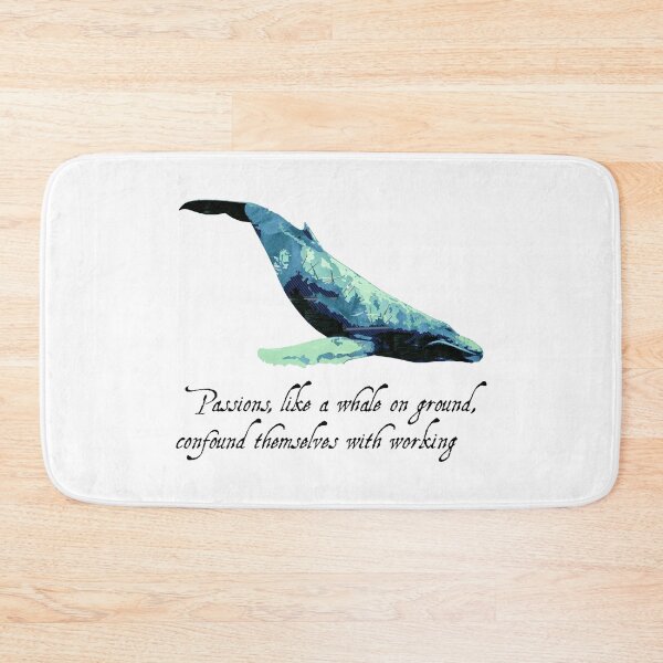 Item preview, Whale - Shakespeare Quote - Laudea Martin designed and sold by Laudea Martin.