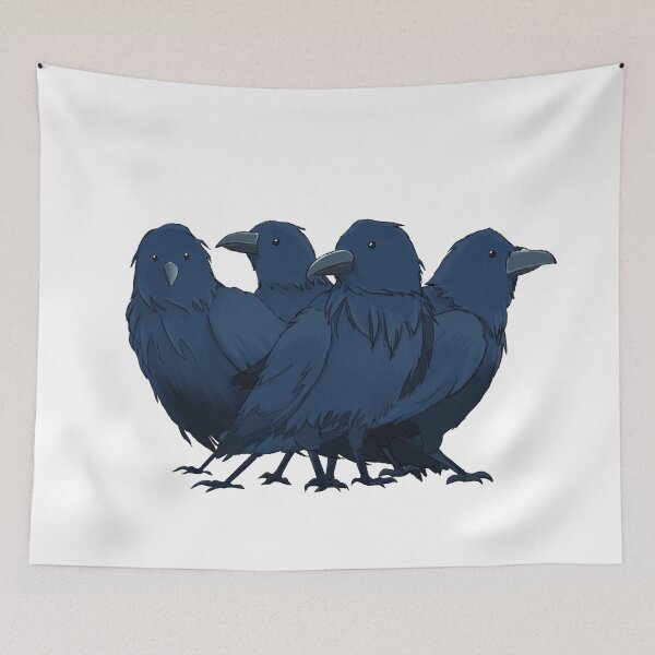 Item preview, Crows designed and sold by Maryam Hedayat.