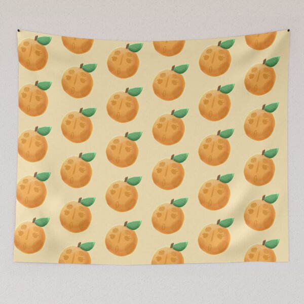 Item preview, fruit faces - orange designed and sold by spellingbri.