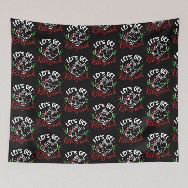 Item preview, Rudolph & Blitzen Christmas gift idea for wine drinkers T- designed and sold by BRtisticDesigns.