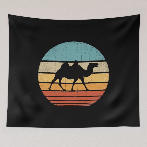 Item preview, Camel Retro Sunset Vintage 60s 70s Shirt for Men Women Boys Girls Kids Animal Lovers Gift designed and sold by LiqueGifts.