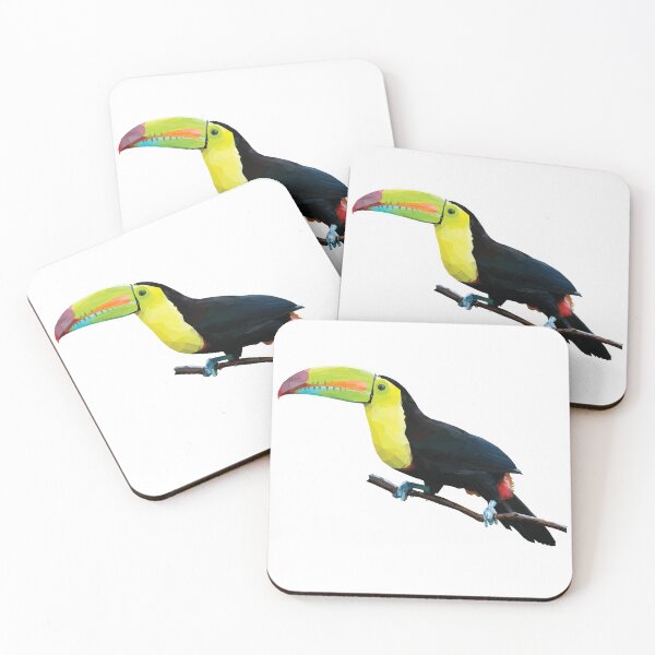 Item preview, Low Poly Toucan designed and sold by GrimlyDesigns.