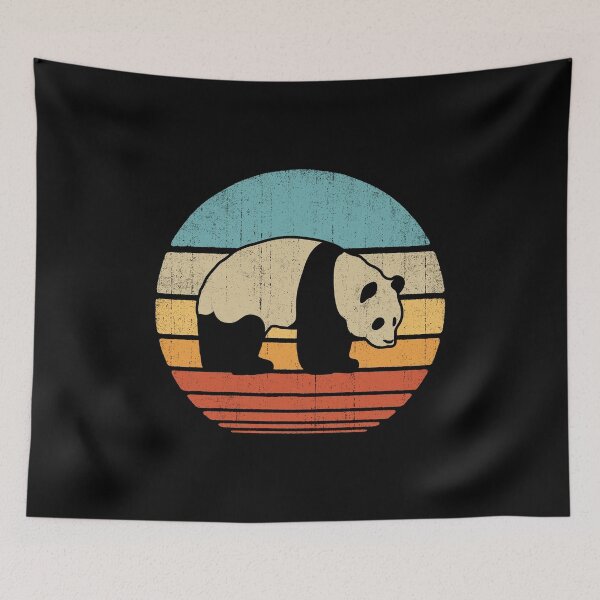 Item preview, Panda Retro Sunset Vintage 60s 70s Shirt for Boys Girls Kids Men Women designed and sold by LiqueGifts.