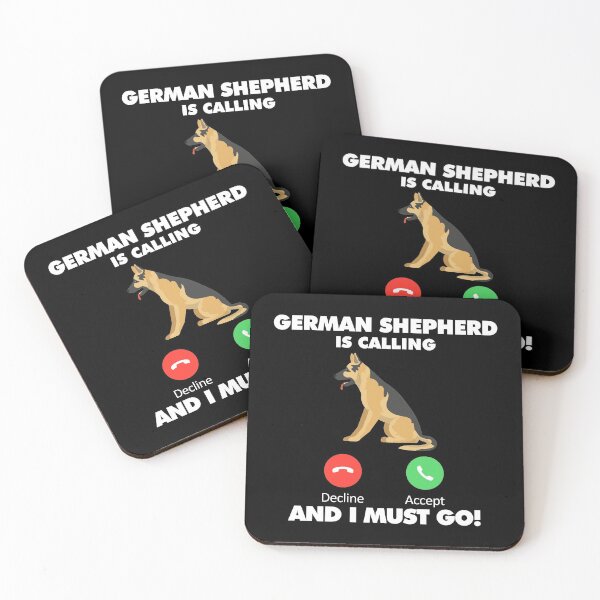Item preview, Dog German Shepard is Calling and I Must Go designed and sold by HelloFromAja.