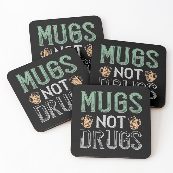 Item preview, Funny St. Patrick's Day gift idea, Novelty Irish gift, Ireland holiday, Mugs not drugs designed and sold by LoveEveryWear.