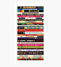 Stereo Stack Poster/Print #1 Photographic Print