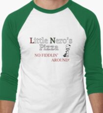 Little Nero's Pizza Men's Baseball ¾ T-Shirt