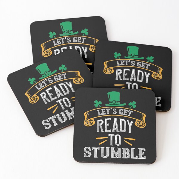 Item preview, Funny St. Patrick's Day gift idea, Novelty Irish gift, Ireland holiday, let’s get ready to stumble designed and sold by LoveEveryWear.