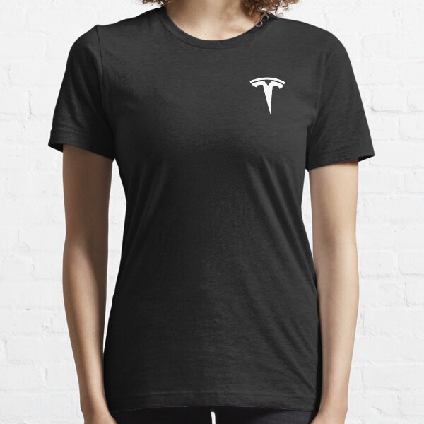 Best Seller Tesla Logo Only White Official Essential T-Shirt