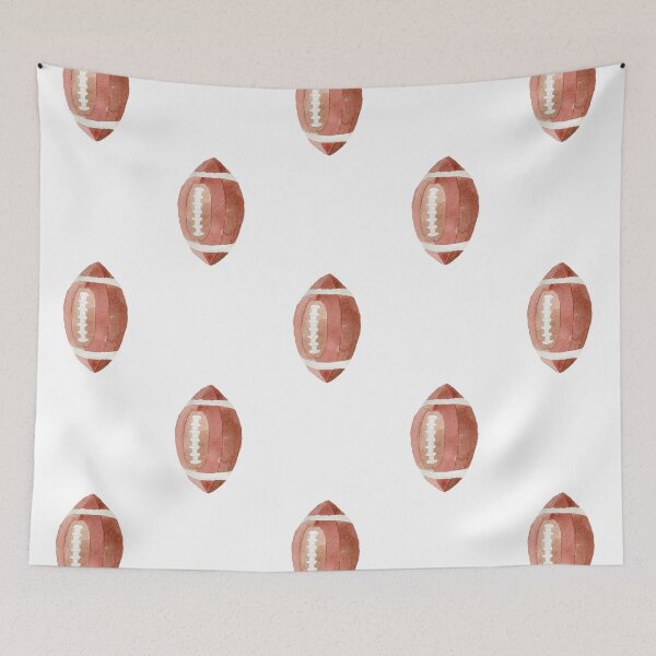 Item preview, Watercolor  american football ball on white background designed and sold by VadimFromm.