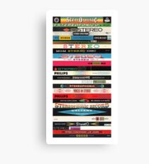 Stereo Stack Poster/Print #2 Canvas Print