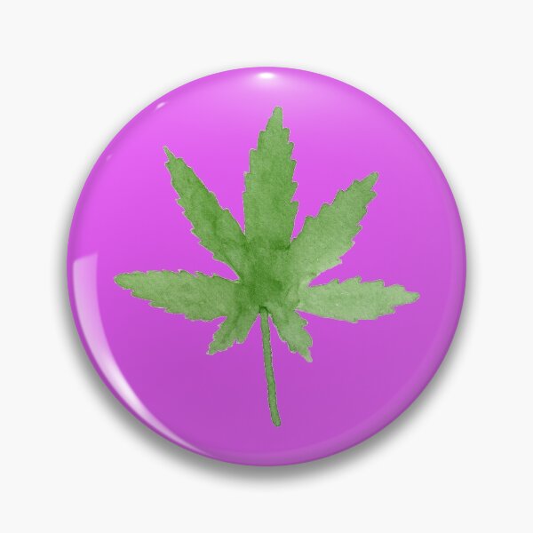 Item preview, Waterolor cannabis leaf designed and sold by VadimFromm.