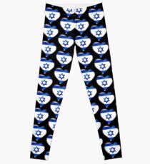Israelische Flagge - Israel - Herz Leggings
