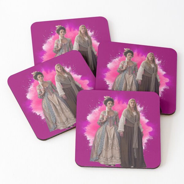 Item preview, Zari Tarazi and Ava Sharpe pink background designed and sold by dutchchu.