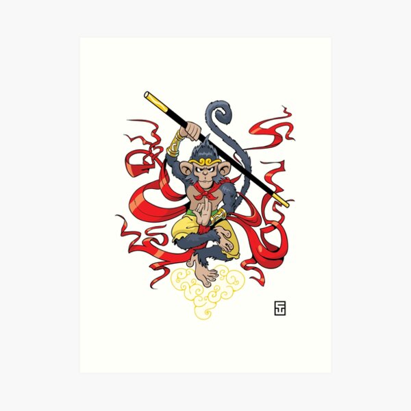 Monkey King Art Print