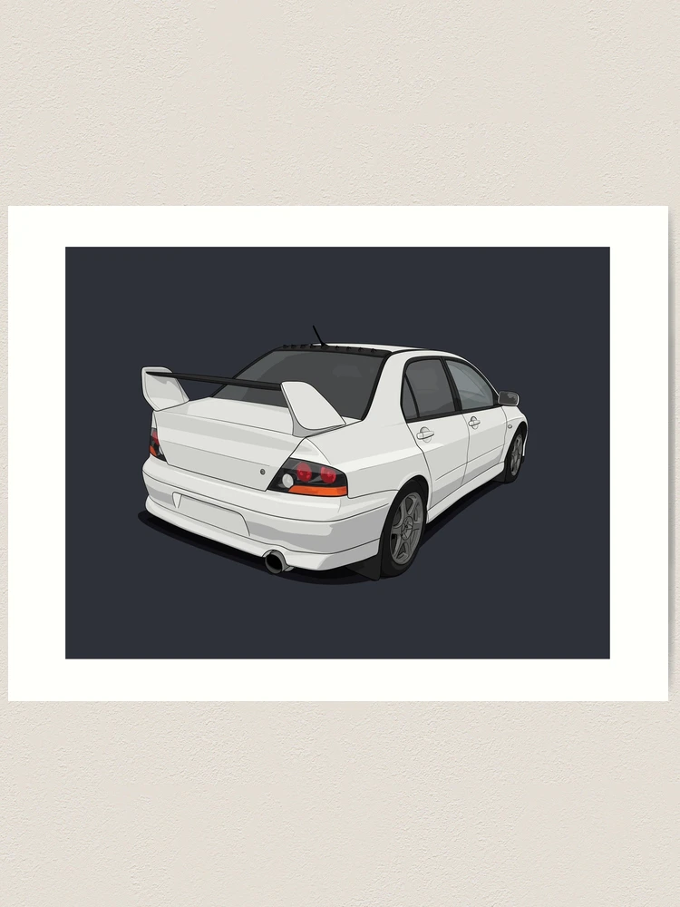 Mitsubishi Lancer Evo 8 White