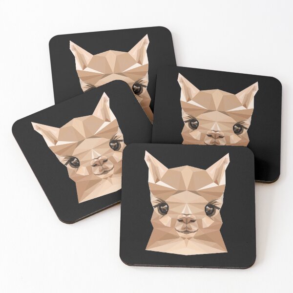 Item preview, Cute alpaca polygon style designed and sold by OmmeDesigns.