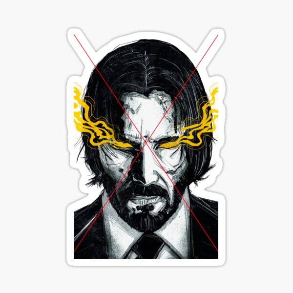 John Wick Stickers | Redbubble