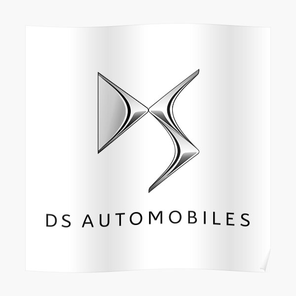 DS Automobiles Logo in Black Poster