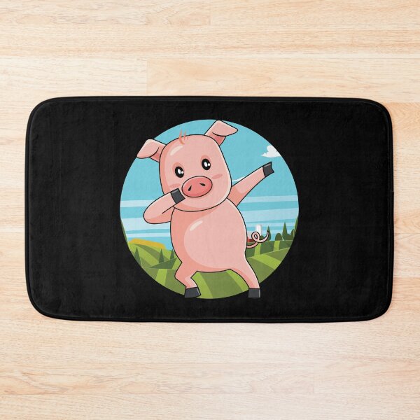 Item preview, Dabbing Pig | Dancing Farm Animal Pink Piglet designed and sold by anziehend.