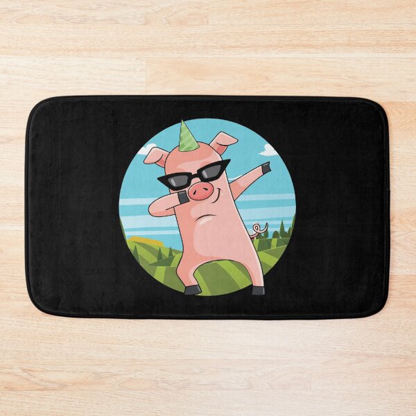 Item preview, Dabbing Pig | Dancing Farm Animal Pink Piglet designed and sold by anziehend.
