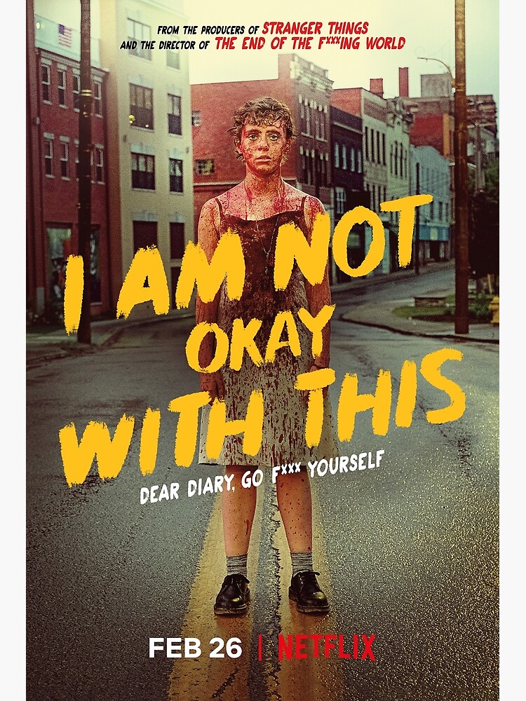 I Am Not Okay With This Greeting Card By Richridg Redbubble