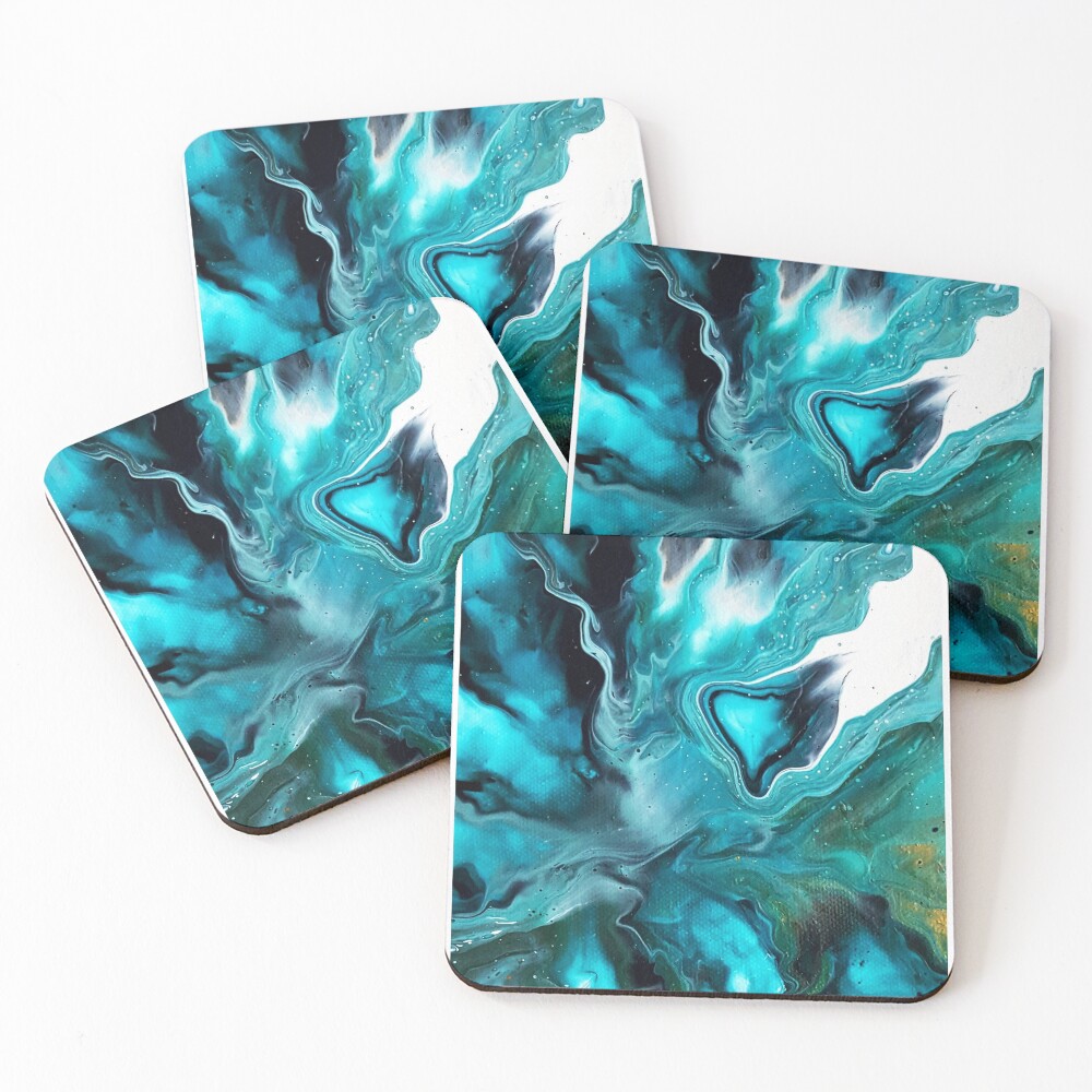 "Dutch pour" Coasters (Set of 4) for Sale by DominiqueGwerde Redbubble