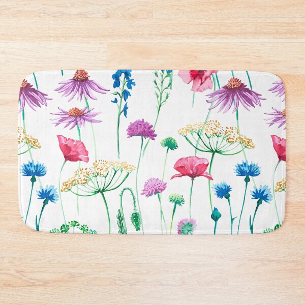 Item preview, Watercolor seamless pattern with wildflowers. designed and sold by LiliyaSavelieva.