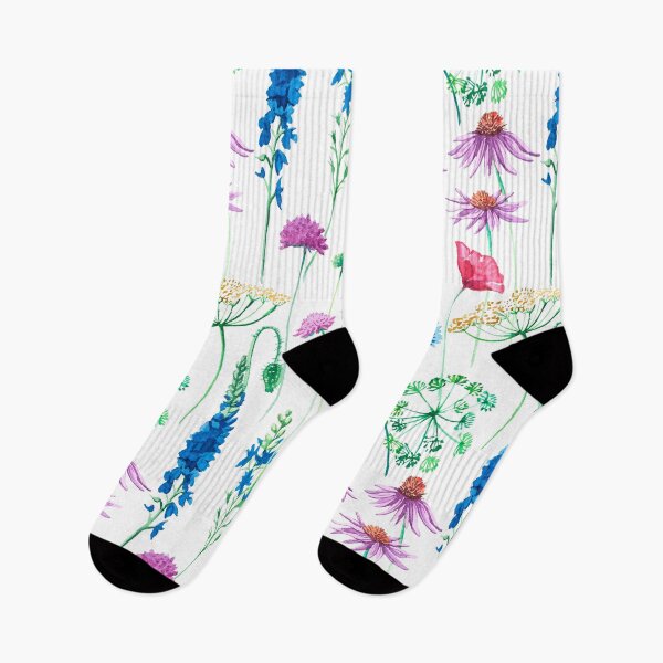 Item preview, Watercolor seamless pattern with wildflowers. designed and sold by LiliyaSavelieva.